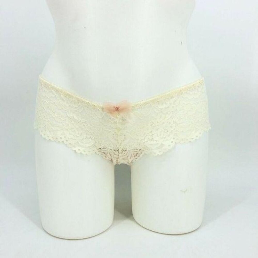 Wacoal B. Tempt'd Thong Panty Set 3 Women's Size Medium Wide Side Lace Panty